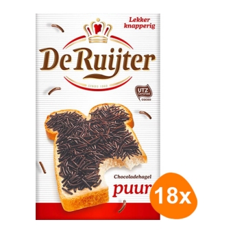De Ruijter - Chocolate sprinkles dark - 18x 390g