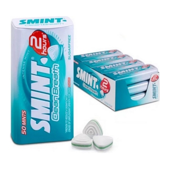 Smint - Clean Breath Intense Mint - 12x 50 pcs