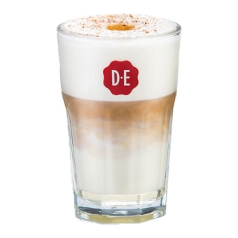 Douwe Egberts - Glass "Latte Macchiato" 295ml - Set of 12