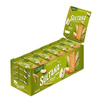 Sultana - Fruit Biscuit Apple - 24x 3 pcs