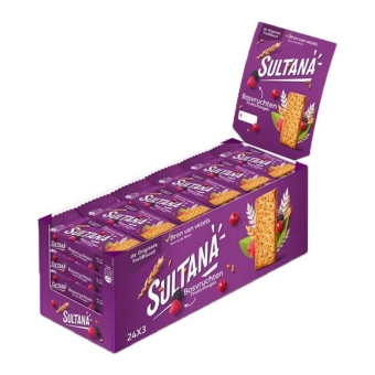 Sultana - Fruit Biscuit Forest Fruits - 24x 3 pcs