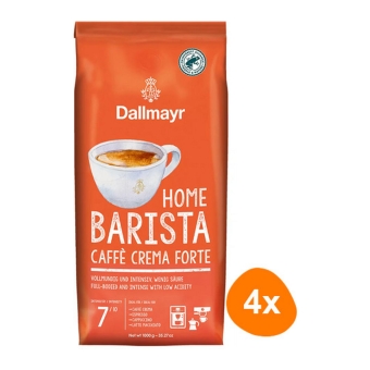 Dallmayr - Home Barista Caffè Crema Forte Beans - 4x 1kg