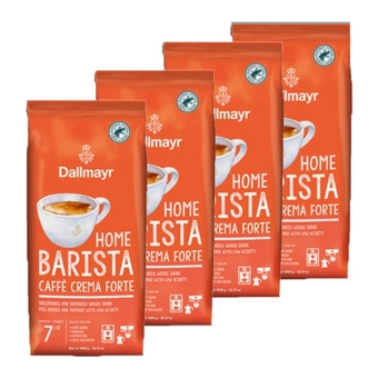 Dallmayr - Home Barista Caffè Crema Forte Beans - 4x 1kg
