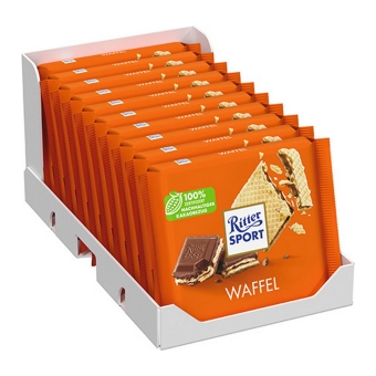 Ritter Sport - Cacao Wafer - 10x 100g