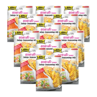 Lobo - Satay Seasoning Mix (Marinade & Sauce) - 12x 100g