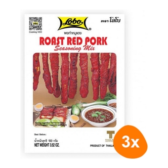 Lobo - Roast Red Pork Seasoning Mix (Char Siu) - 3x 100g