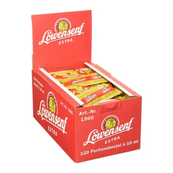 Löwensenf - Extra Hot Mustard - 120x 10ml