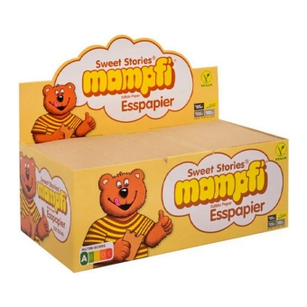 Mampfi - Edible Wafer Paper with Caramel flavour - 200 pcs