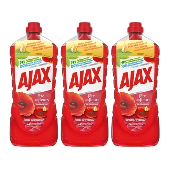 Ajax - All-purpose cleaner Red flowers - 3x 1,25ltr