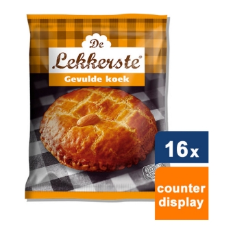 De Lekkerste - Almond Filled Cookies (With real butter) - 16x 100g