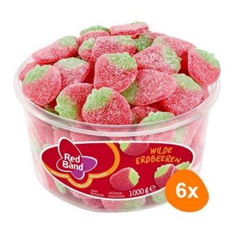 Red Band - Wild Strawberries - 6x 100 pcs