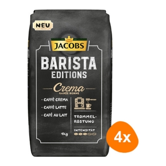 Jacobs - Barista Editions Crema Beans - 4x 1kg