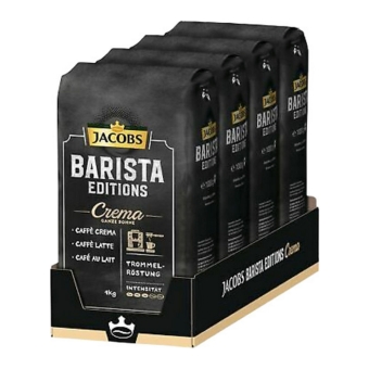 Jacobs - Barista Editions Crema Beans - 4x 1kg