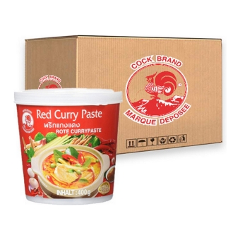 Cock Brand - Red Curry Paste - 24x 400g