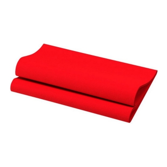 Duni - Bio Dunisoft Napkins Red 40x40 cm - 60 pcs