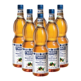 Fabbri - Mixybar Hazelnut Syrup - 6x 1ltr