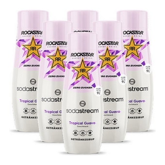 Sodastream - Rockstar Tropical Guava Zero Syrup - 6x 440ml