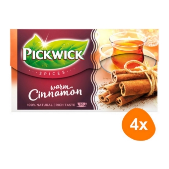 Pickwick - Spices Warm Cinnamon Black Tea - 4x 20 Tea Bags