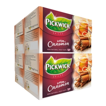 Pickwick - Spices Warm Cinnamon Black Tea - 4x 20 Tea Bags