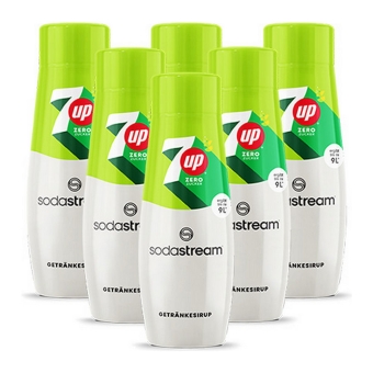 SodaStream - 7UP Zero Syrup - 6x 440ml