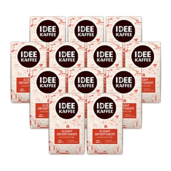 Idee Kaffee - Decaffeinated Ground Coffee - 12x 500g