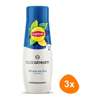 SodaStream - Lipton Ice Tea Lemon Syrup - 3x 440ml