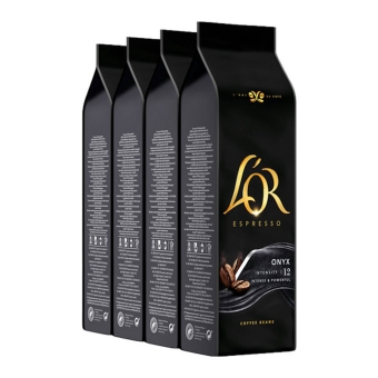 L'OR - Espresso Onyx Beans - 4x 500g