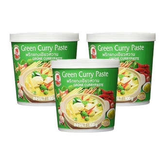 Cock Brand - Green Curry Paste - 3x 400g