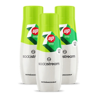 SodaStream - 7UP Zero Syrup - 3x 440ml