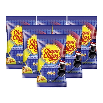 Chupa Chups - Lollipops Tongue Painter (Refill bag) - 6x 120 pcs