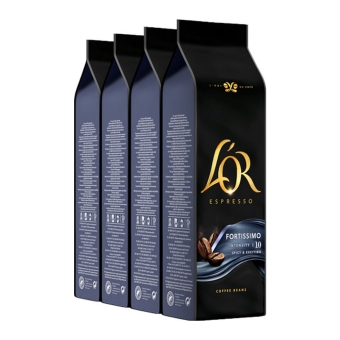 L'OR - Espresso Fortissimo Beans - 4x 500g