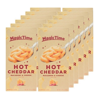 Magic Time - Hot Cheddar Mac & Cheese - 12x 205g