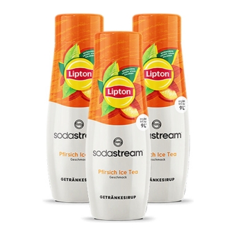 SodaStream - Lipton Ice Tea Peach Syrup - 3x 440ml