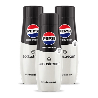 SodaStream - Pepsi Zero Syrup - 3x 440ml