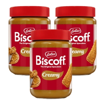 Lotus - Biscoff Speculoos spread Creamy - 3x 400g