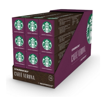 Starbucks - Caffè Verona Dark Roast by Nespresso - 12x 10 Capsules