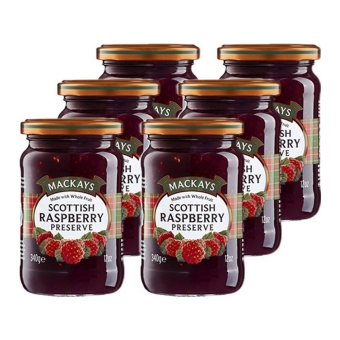 Mackays - Scottish Raspberry Preserve - 6x 340g