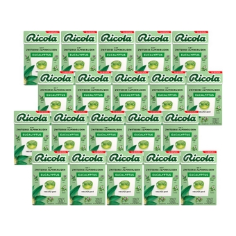 Ricola - Eucalyptus Sugerfree - 20x 50g