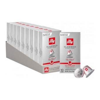 Illy - Classico Lungo coffee capsules - 10x 10 capsules