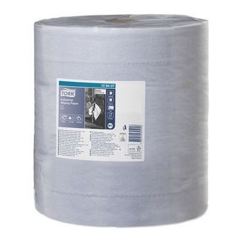 Tork - Rol Poetspapier 3lgs Blauw W1 340m - Per stuk