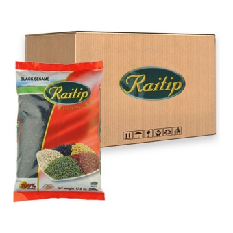 Raitip - Black Sesame Seeds - 24x 500g