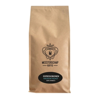 Meesterschap - Espressobonen 100% Arabica Medium - 1000g