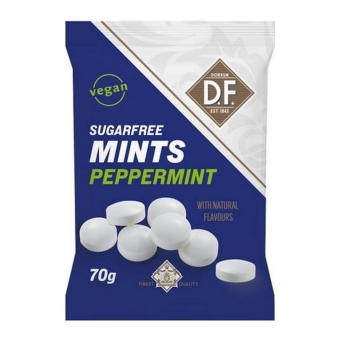 D.F. - Sugarfree Mints Pepermunt - 12x 70g