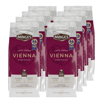 Minges - Café Crème Vienna Beans - 8x 1kg