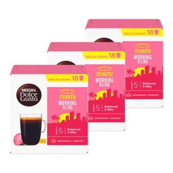 Dolce Gusto - Miami Morning blend - 3x 18 Pods