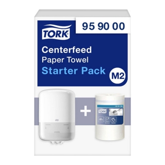 Tork - Wiping Paper Dispenser Centerfeed M2 Starterpack (95 90 00)
