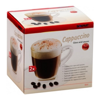 Scanpart - Cappuccino Cup and saucer - 2x32cl 