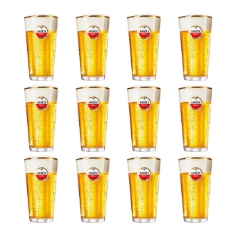 Amstel - Beerglass "Vaasje" 250ml - Set of 12
