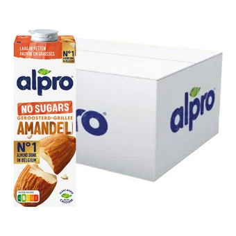 Alpro - Almond Drink No Sugars Roasted - 4x 1ltr
