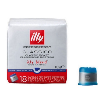 Illy - Iperespresso Lungo Espresso - 6x 18caps